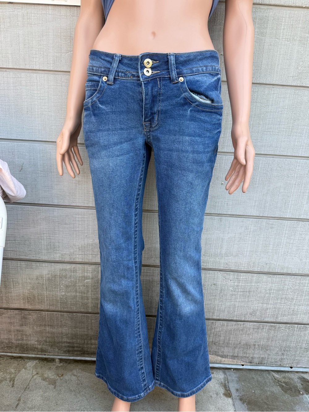 Women’s Telepatia low rise stretch flare bootcut  jeans y2k size 5/27